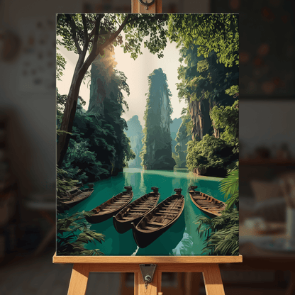 Paint by numbers - Boat Haven - MyArt