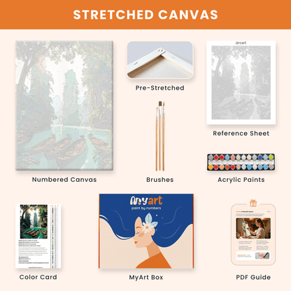 Paint by numbers - Boat Haven - MyArt