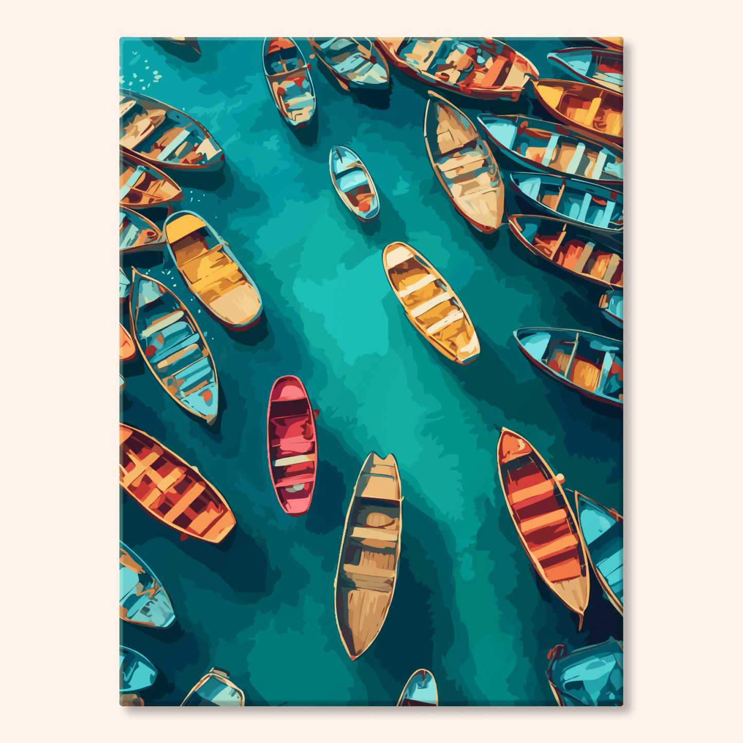 Paint by numbers - Boat Mosaic - MyArt