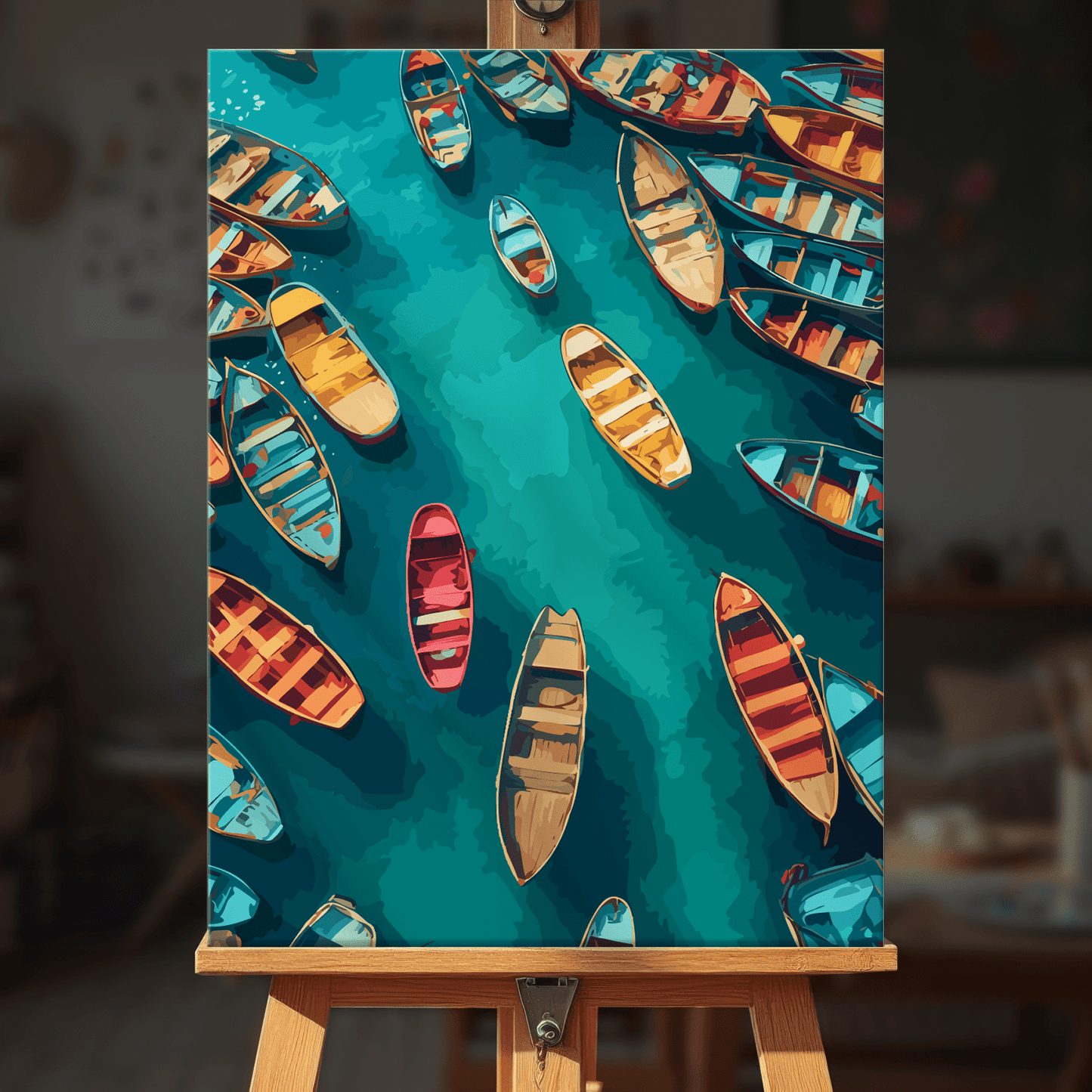 Paint by numbers - Boat Mosaic - MyArt