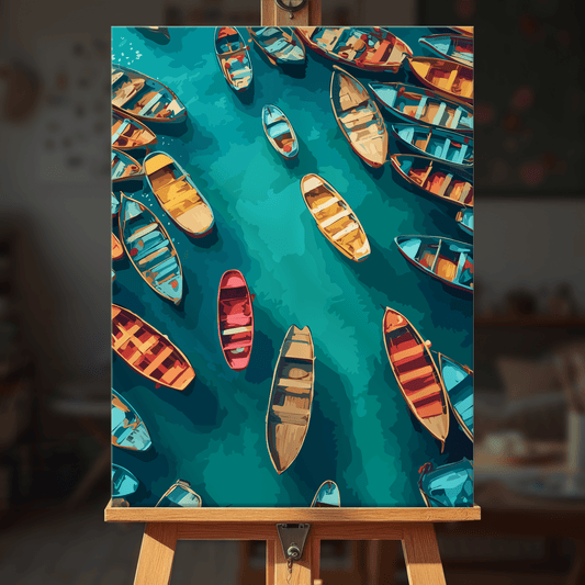 Paint by numbers - Boat Mosaic - MyArt