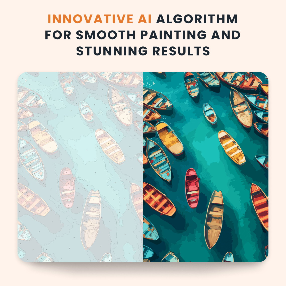 Paint by numbers - Boat Mosaic - MyArt