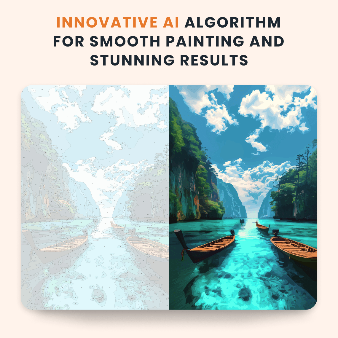 Paint by numbers - Boat Serenity - MyArt