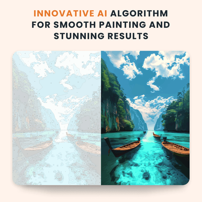 Paint by numbers - Boat Serenity - MyArt