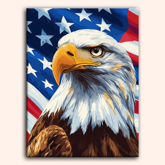 Paint by numbers - Bold Eagle - MyArt