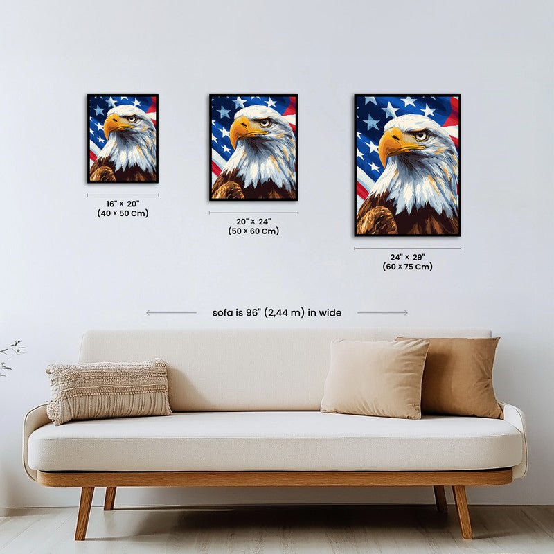 Paint by numbers - Bold Eagle - MyArt
