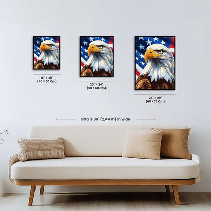 Paint by numbers - Bold Eagle - MyArt