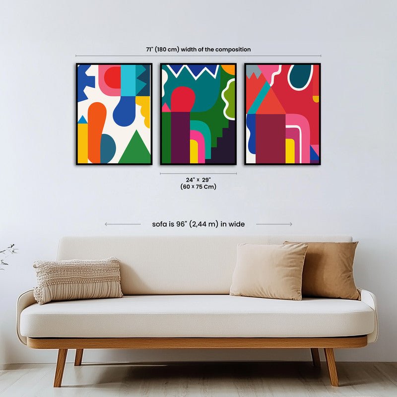 Paint by numbers - Bold Shapes - MyArt
