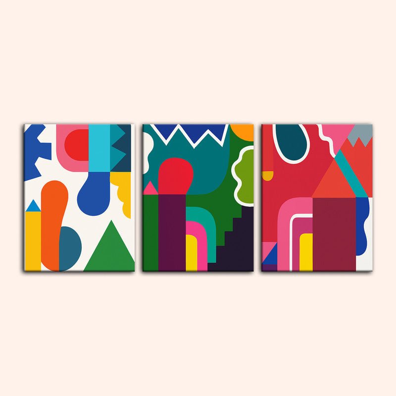 Paint by numbers - Bold Shapes - MyArt