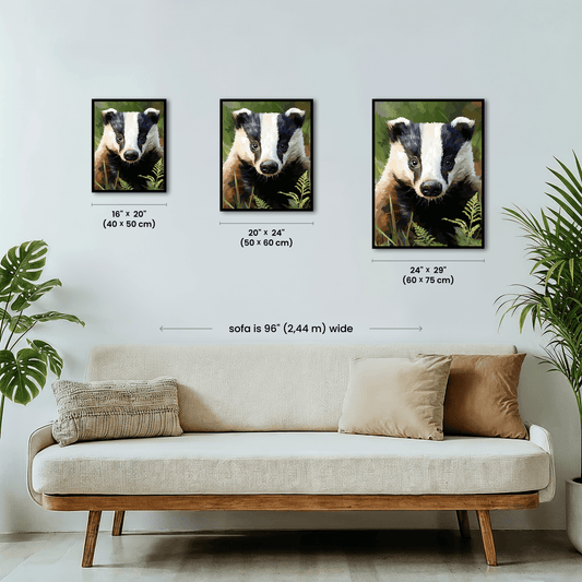 Paint by numbers - Bold Badger - MyArt