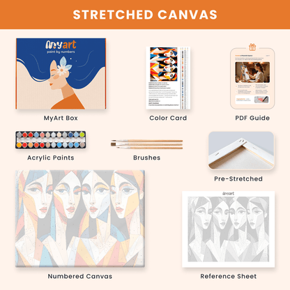 Paint by numbers - Bold Beauty - MyArt