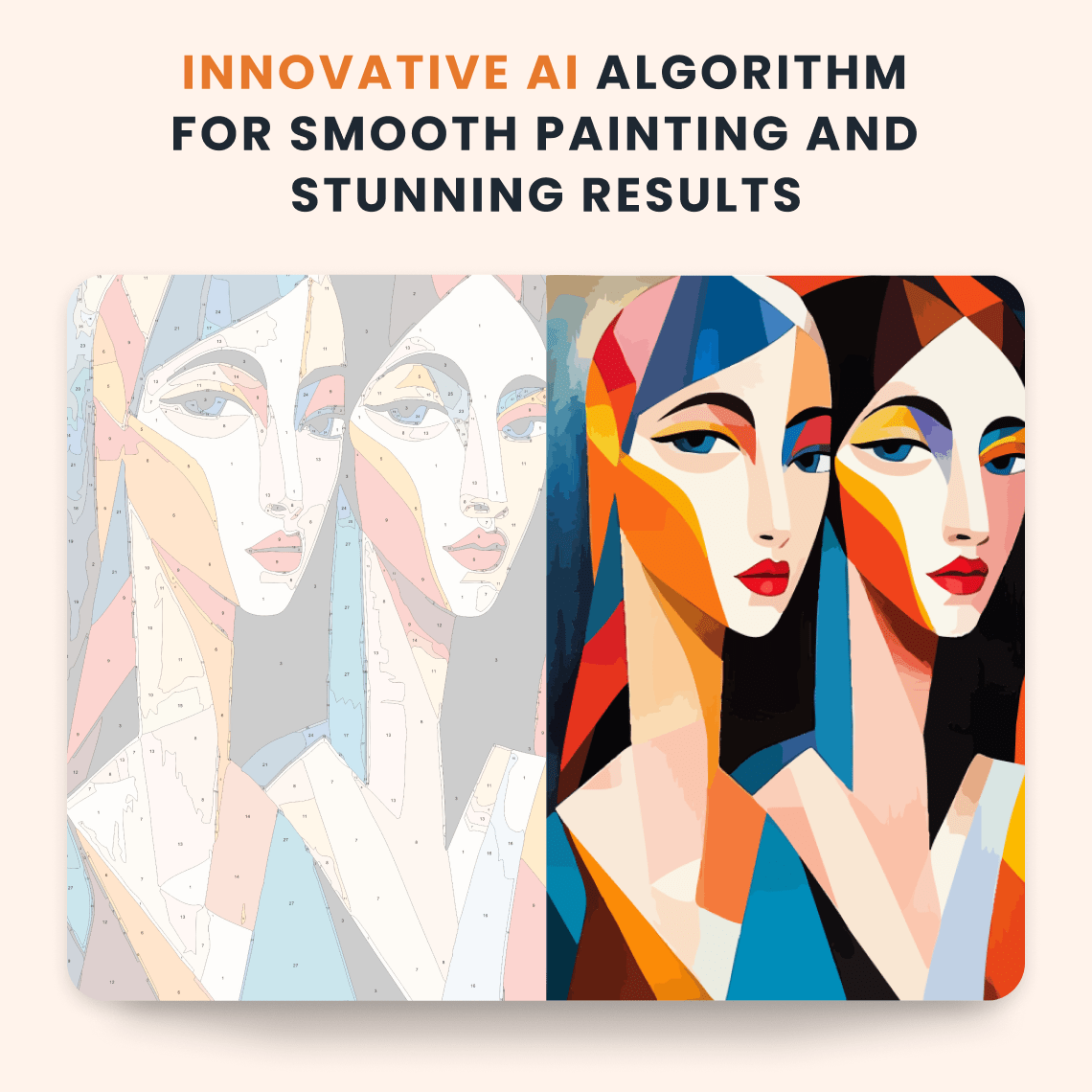 Paint by numbers - Bold Beauty - MyArt