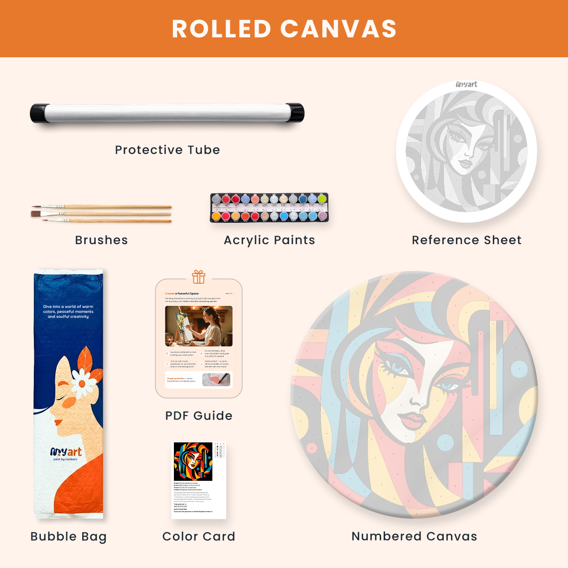 Paint by numbers - Bold Muse - MyArt