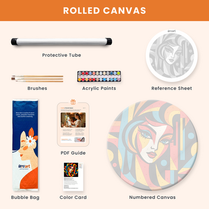 Paint by numbers - Bold Muse - MyArt