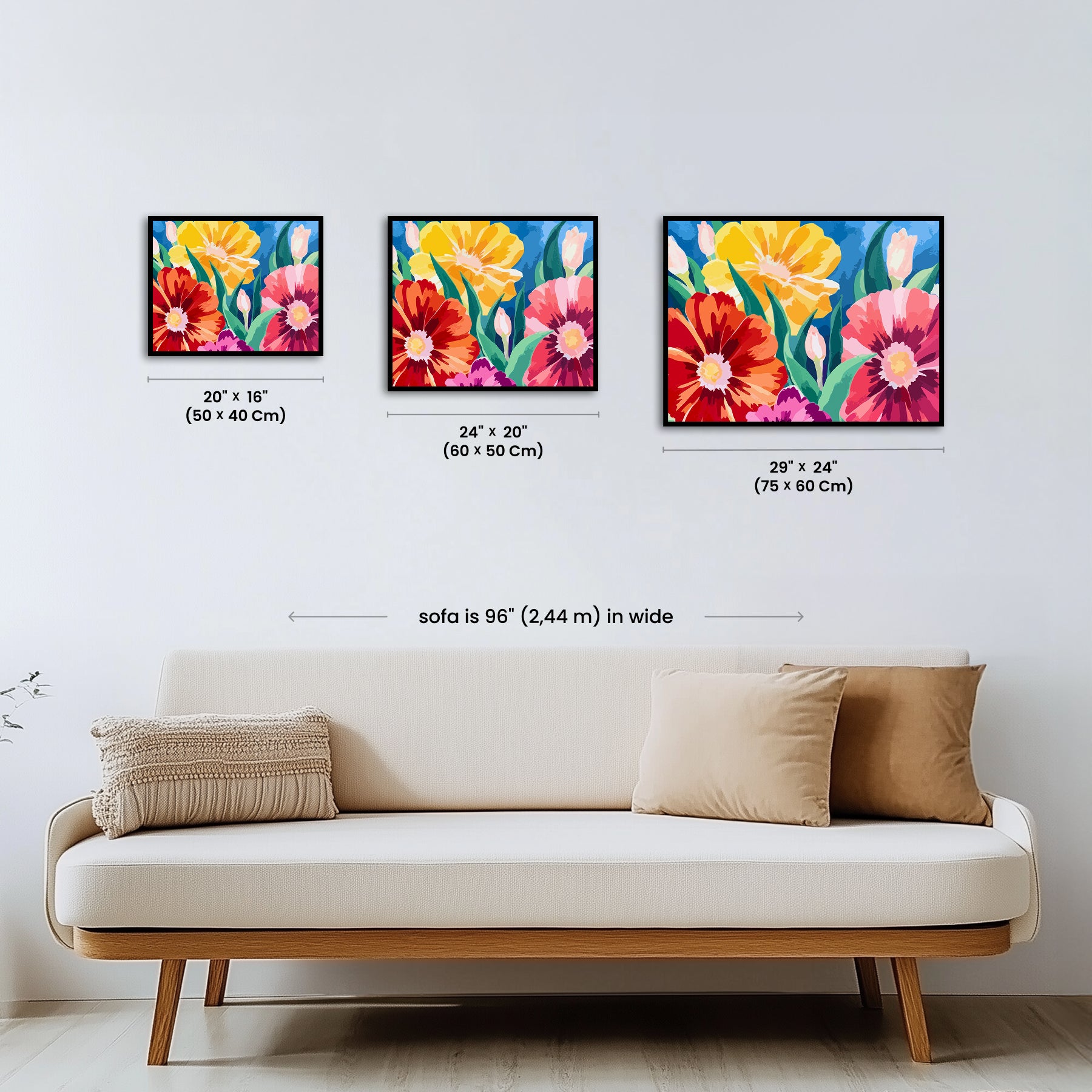 Paint by numbers - Bold Petals - MyArt