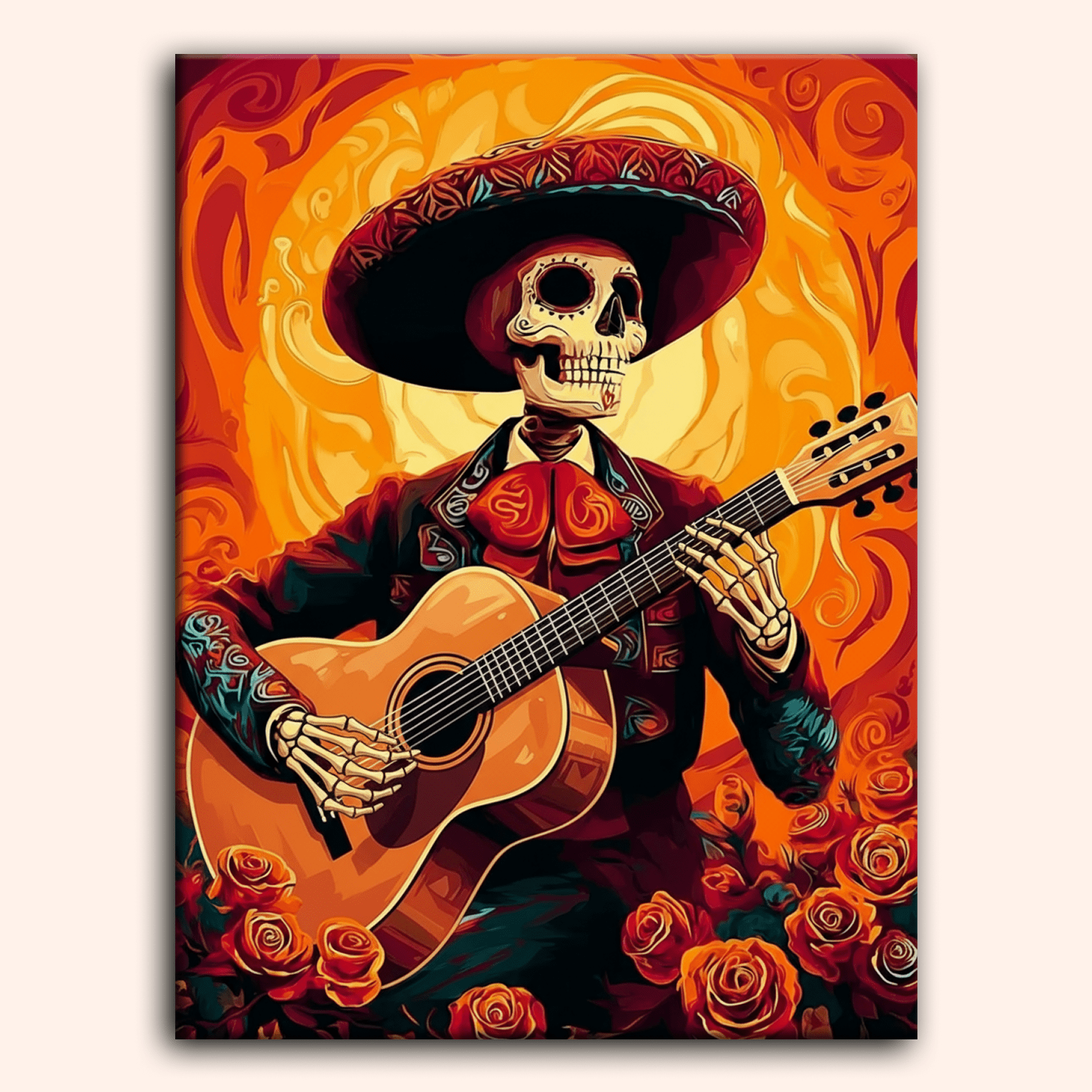 Paint by numbers - Bone Guitar - MyArt
