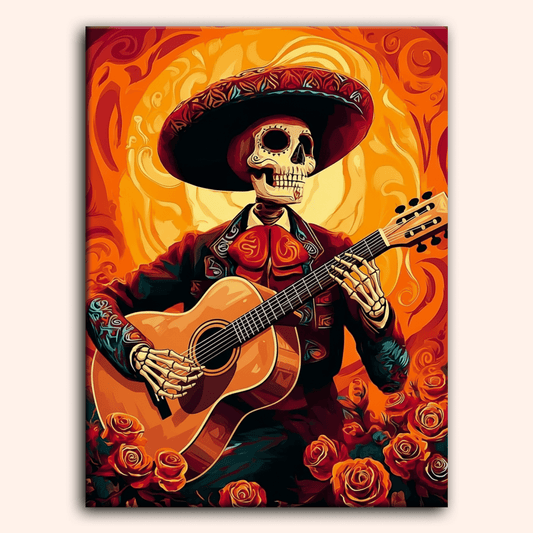 Paint by numbers - Bone Guitar - MyArt