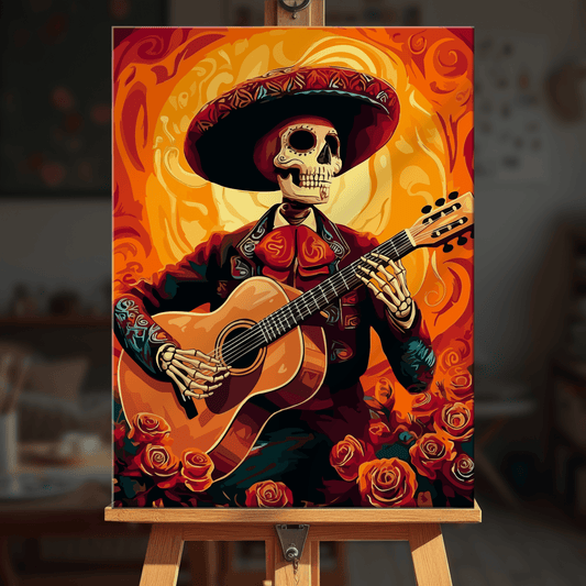 Paint by numbers - Bone Guitar - MyArt