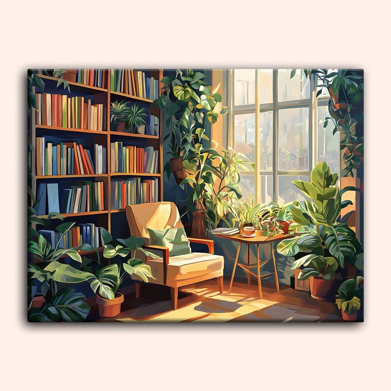 Paint by numbers - Botanical Reads - MyArt