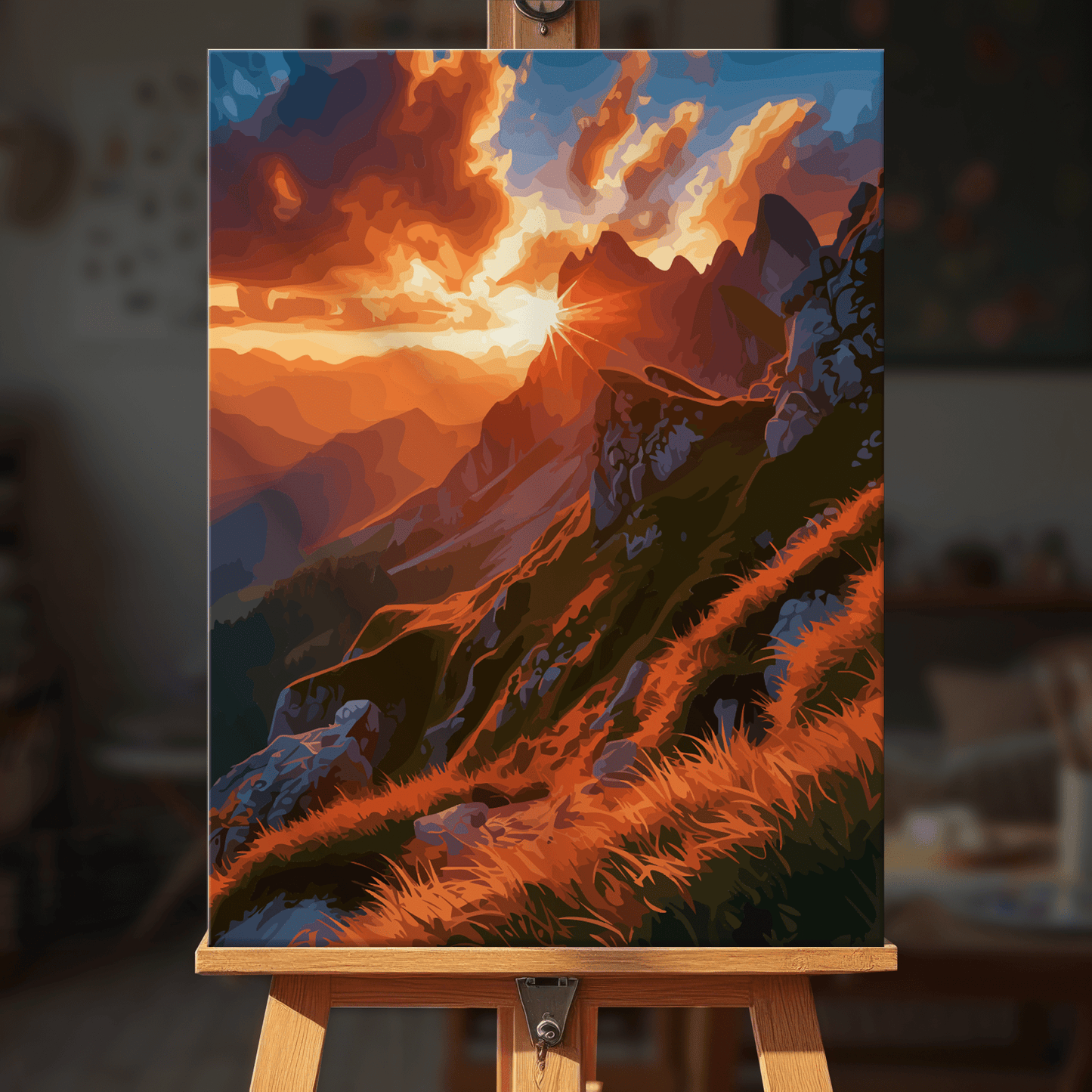 Paint by numbers - Breeze Cliff - MyArt