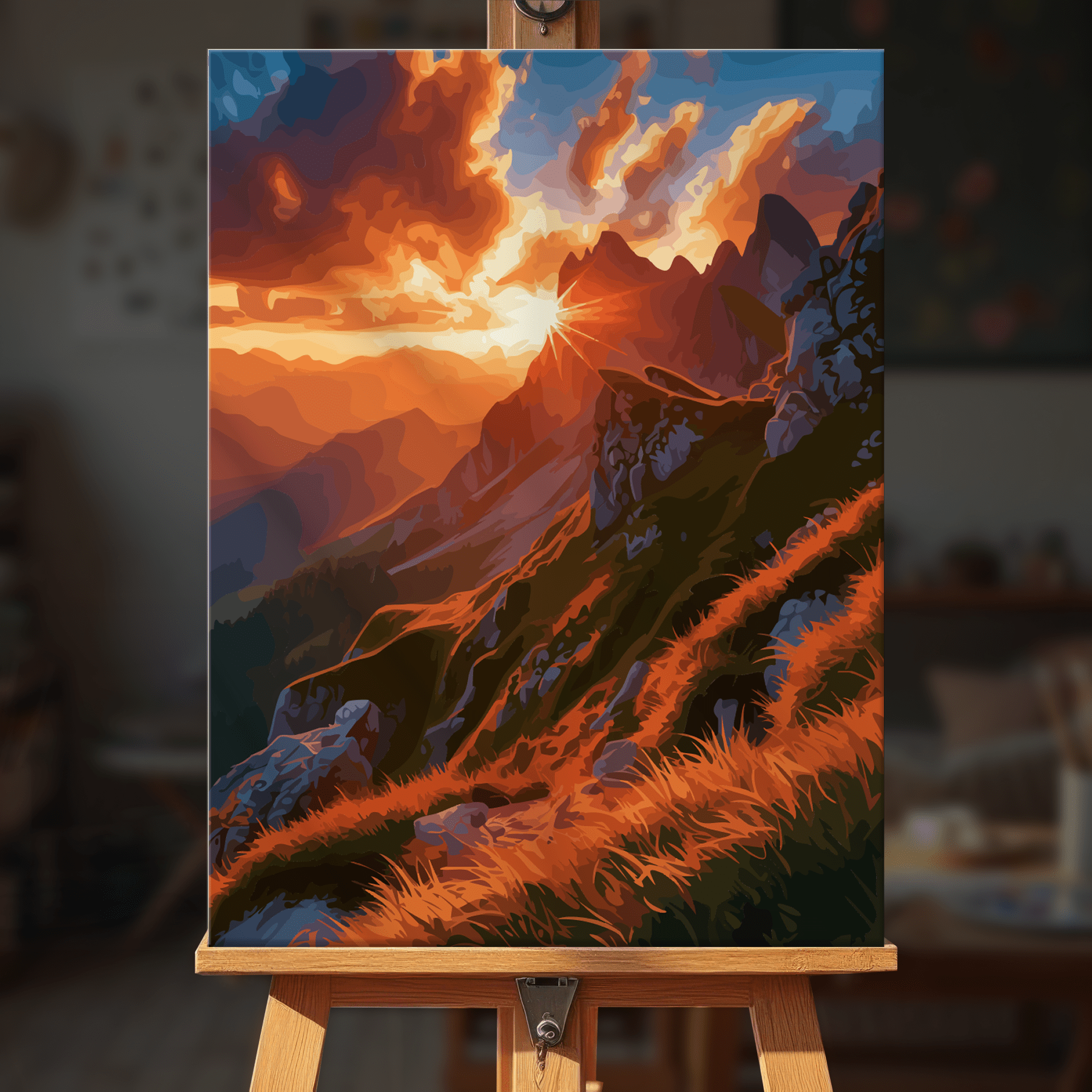 Paint by numbers - Breeze Cliff - MyArt