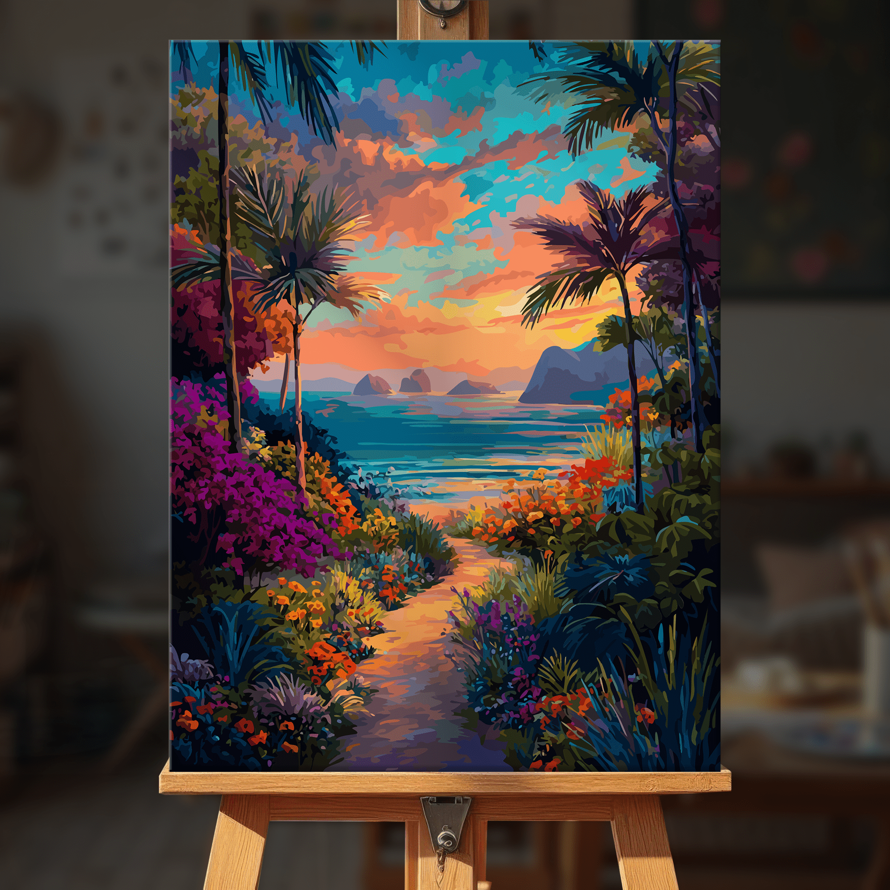 Paint by numbers - Breeze Fields - MyArt