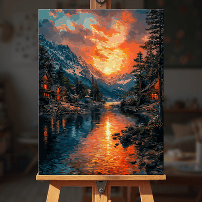 Paint by numbers - Breeze Garden - MyArt