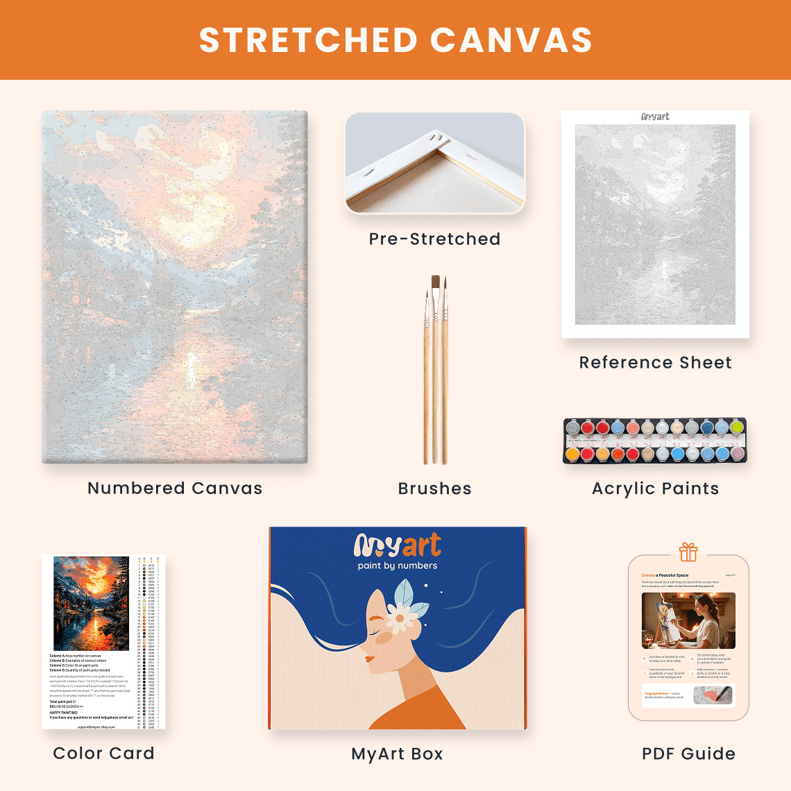 Paint by numbers - Breeze Garden - MyArt