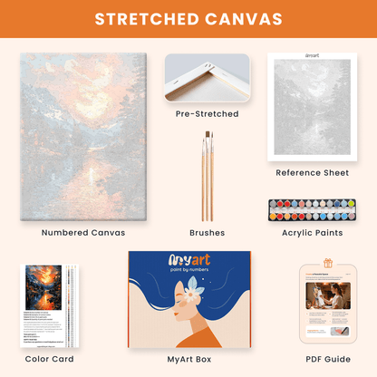 Paint by numbers - Breeze Garden - MyArt