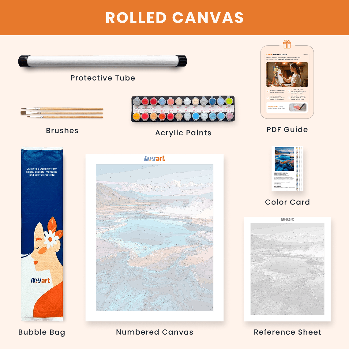 Paint by numbers - Breeze Meadow - MyArt