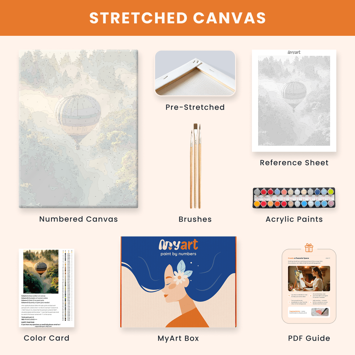 Paint by numbers - Breeze Sky - MyArt