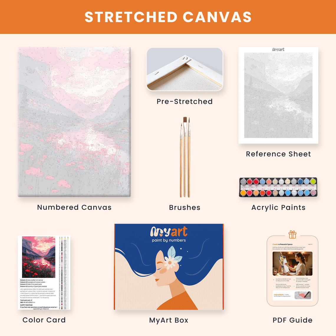 Paint by numbers - Breeze Stream - MyArt