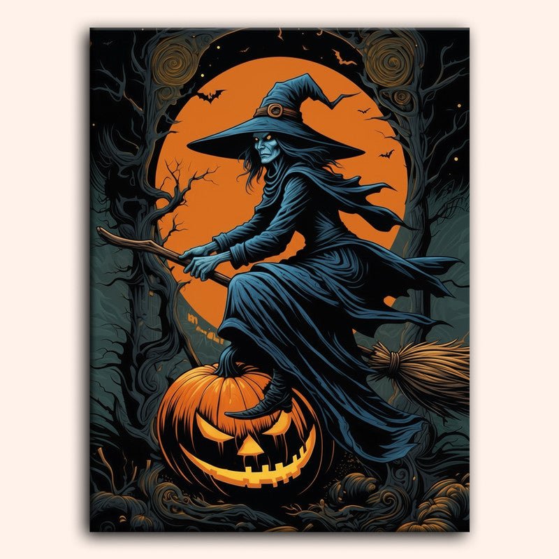 Paint by numbers - Broom Witch - MyArt