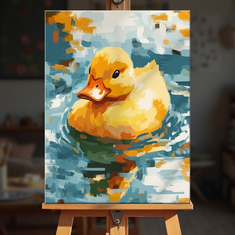 Paint by numbers - Brushstroke Pond Wanderer - MyArt