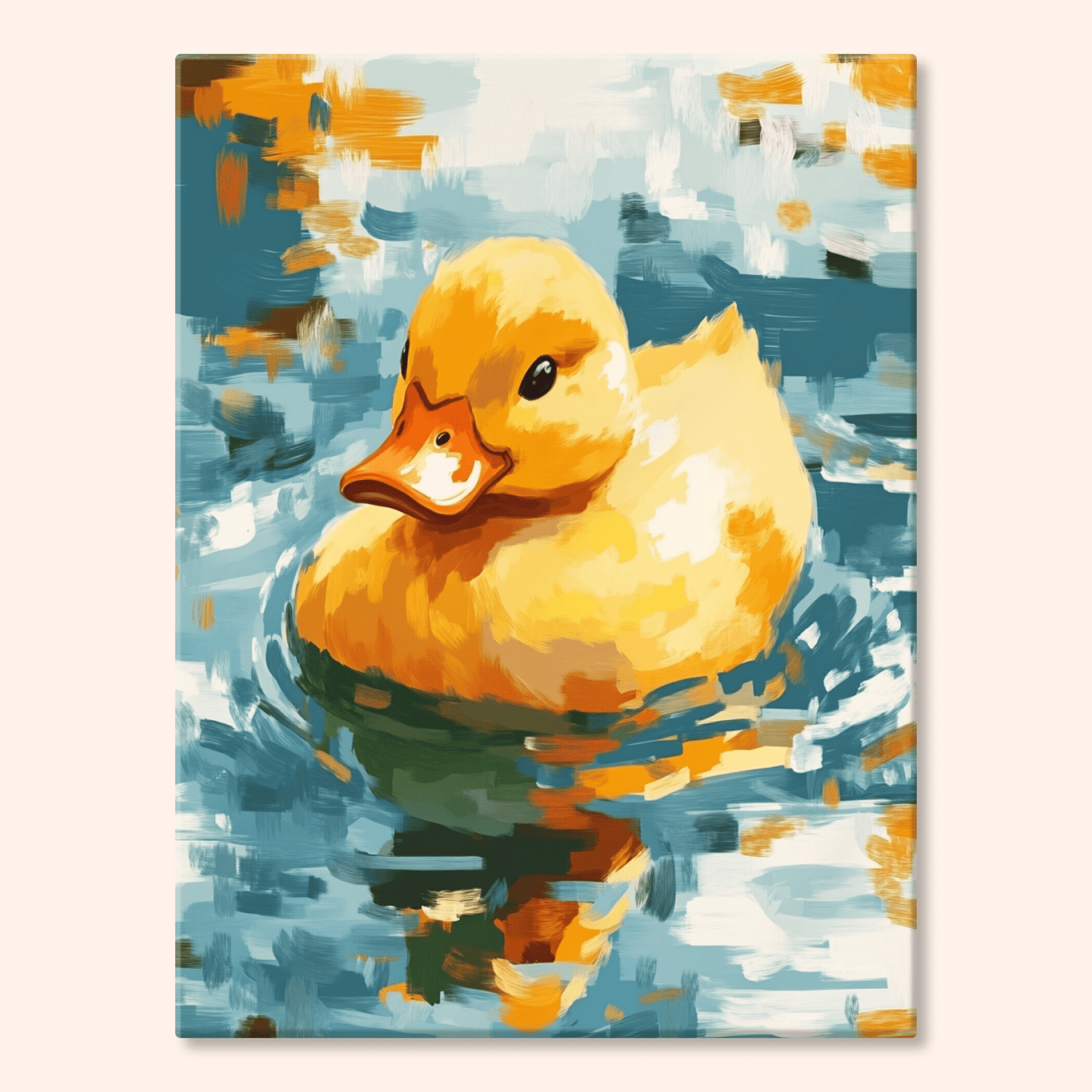 Paint by numbers - Brushstroke Pond Wanderer - MyArt