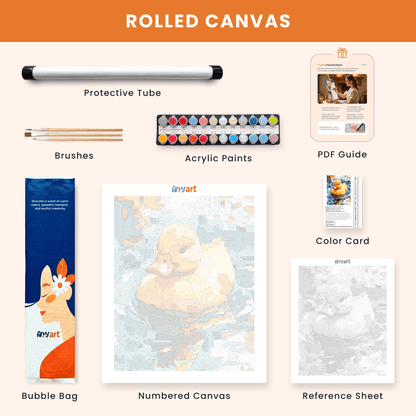 Paint by numbers - Brushstroke Pond Wanderer - MyArt