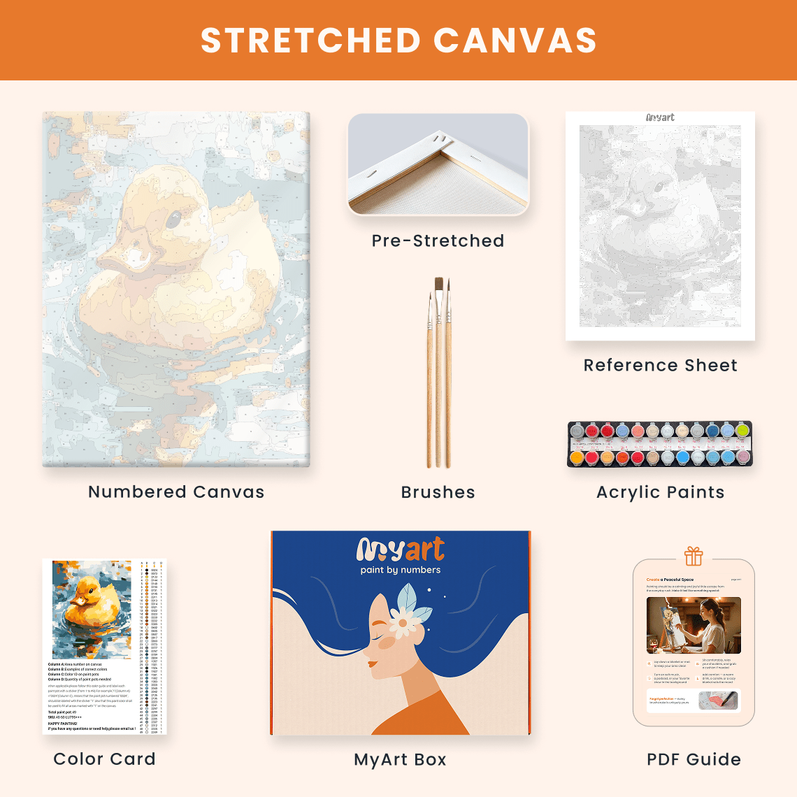 Paint by numbers - Brushstroke Pond Wanderer - MyArt