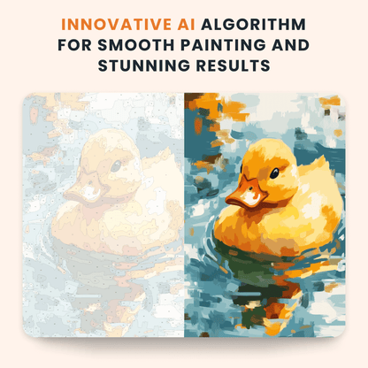 Paint by numbers - Brushstroke Pond Wanderer - MyArt