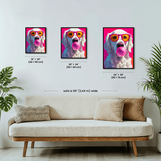 Paint by numbers - Bubble Dog - MyArt