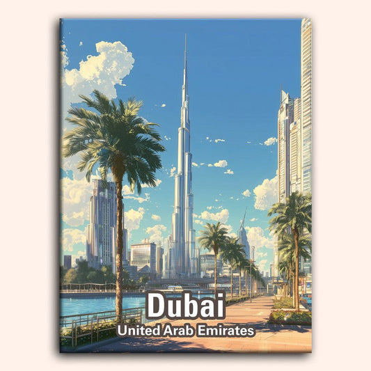 Paint by numbers - Burj Dubai - MyArt