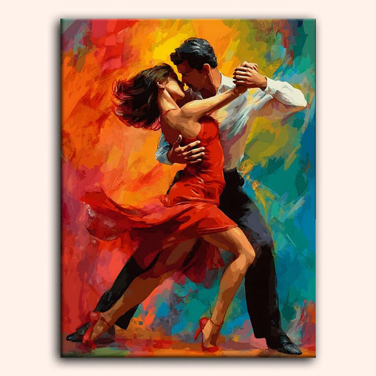Paint by numbers - Burning Tango - MyArt