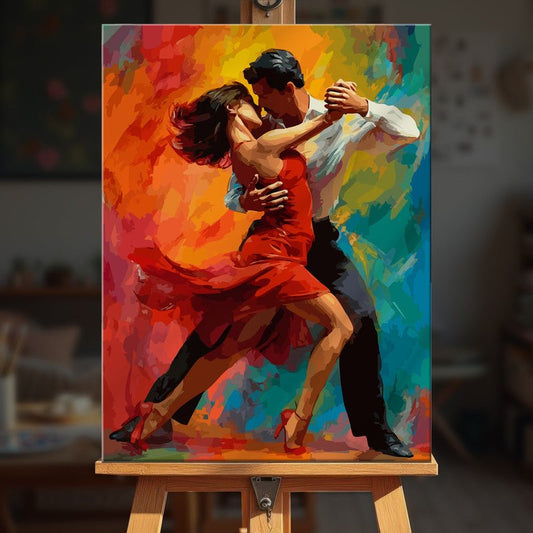 Paint by numbers - Burning Tango - MyArt