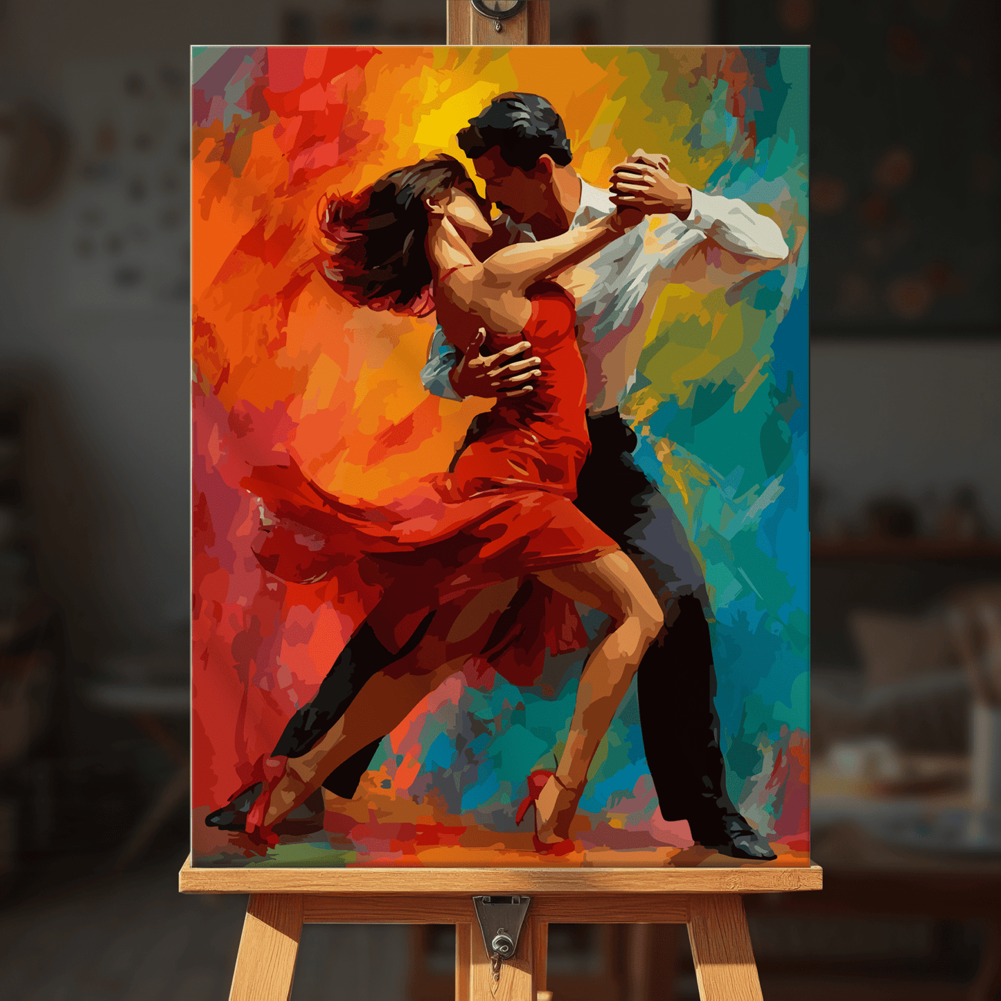 Paint by numbers - Burning Tango - MyArt