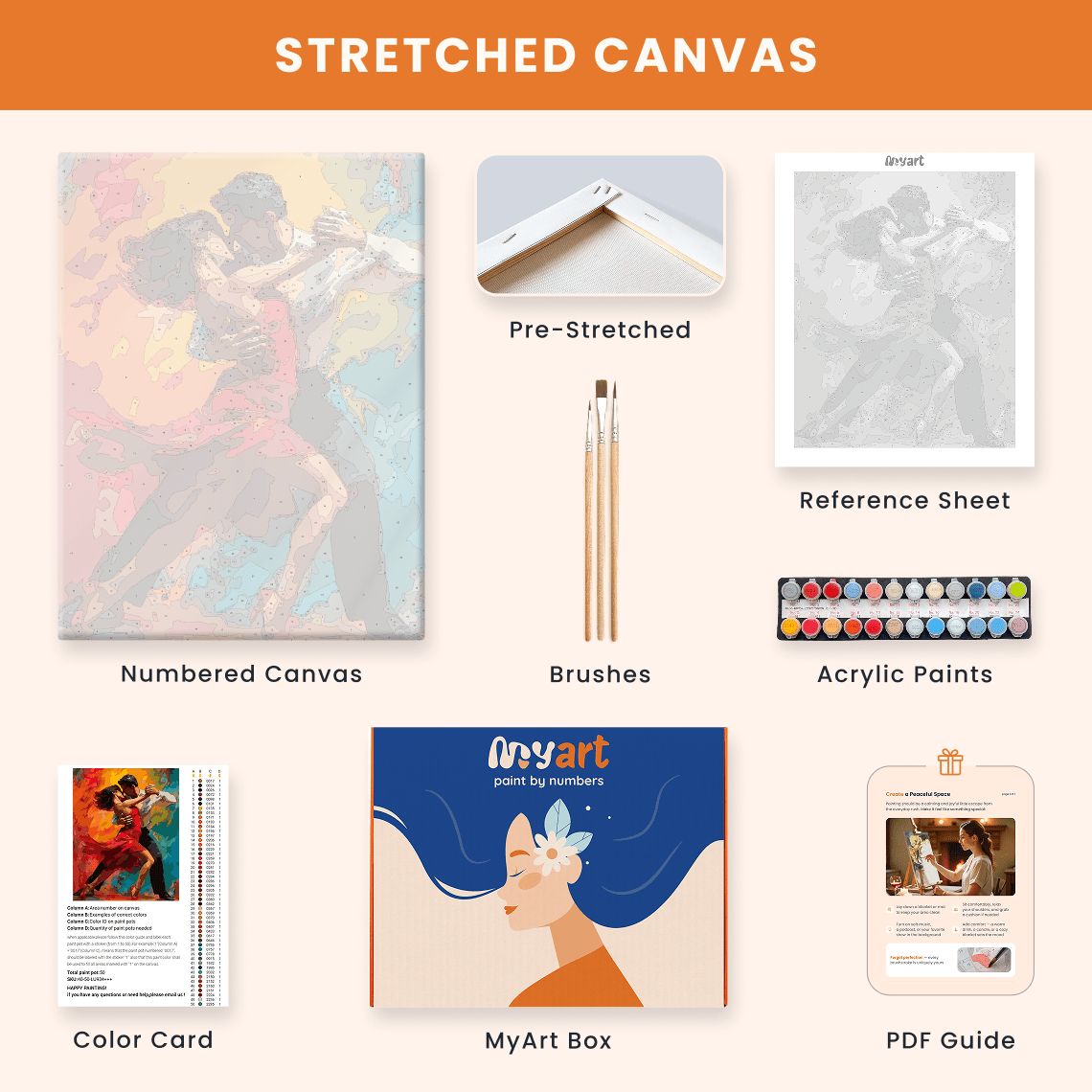 Paint by numbers - Burning Tango - MyArt