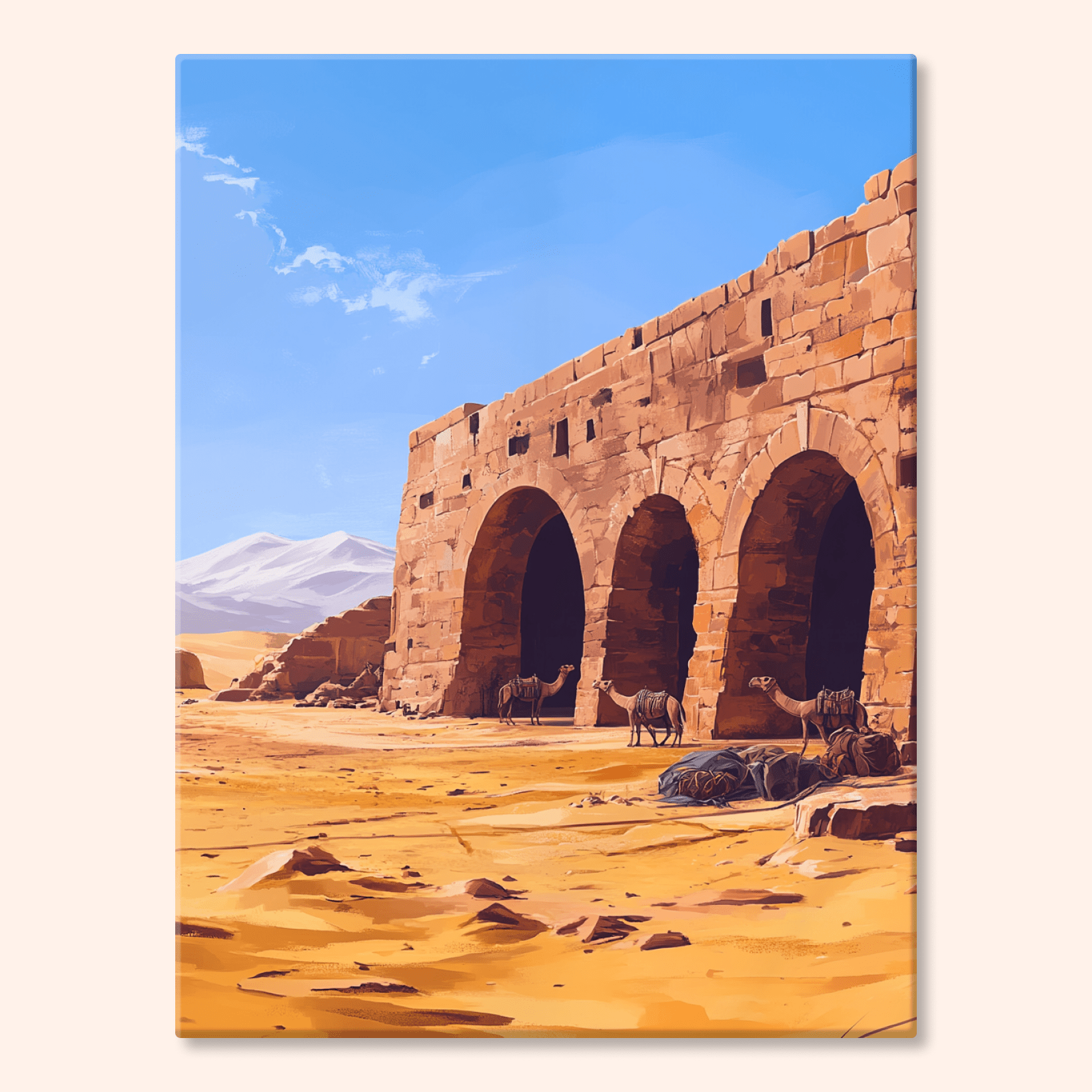 Paint by numbers - Camel Stop - MyArt