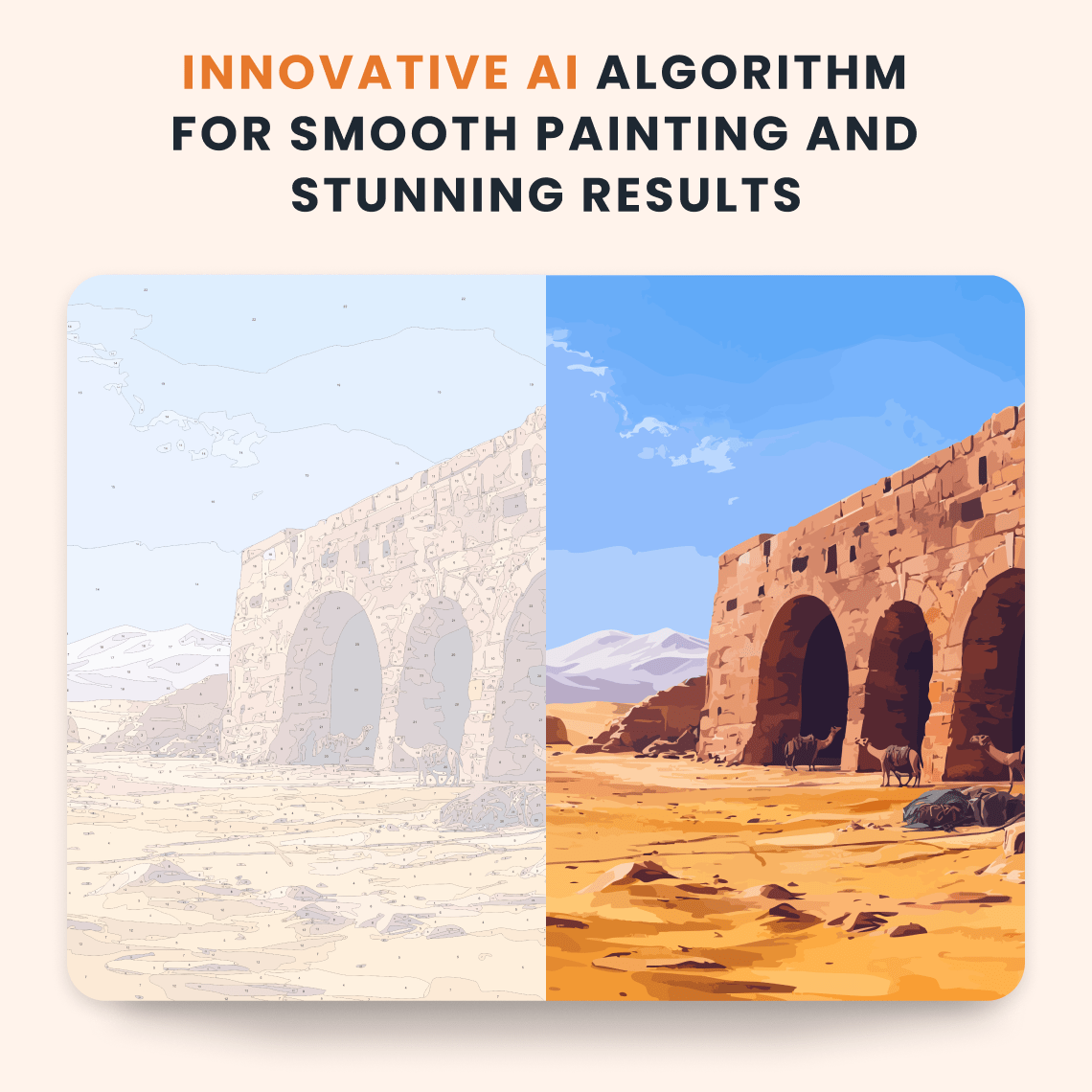 Paint by numbers - Camel Stop - MyArt