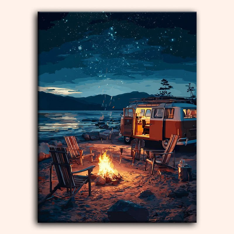 Paint by numbers - Campfire Glow - MyArt