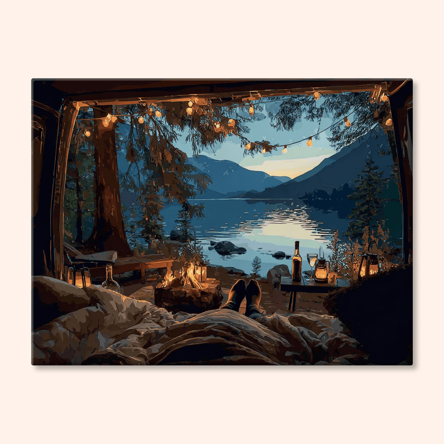 Paint by numbers - Campfire Bliss - MyArt