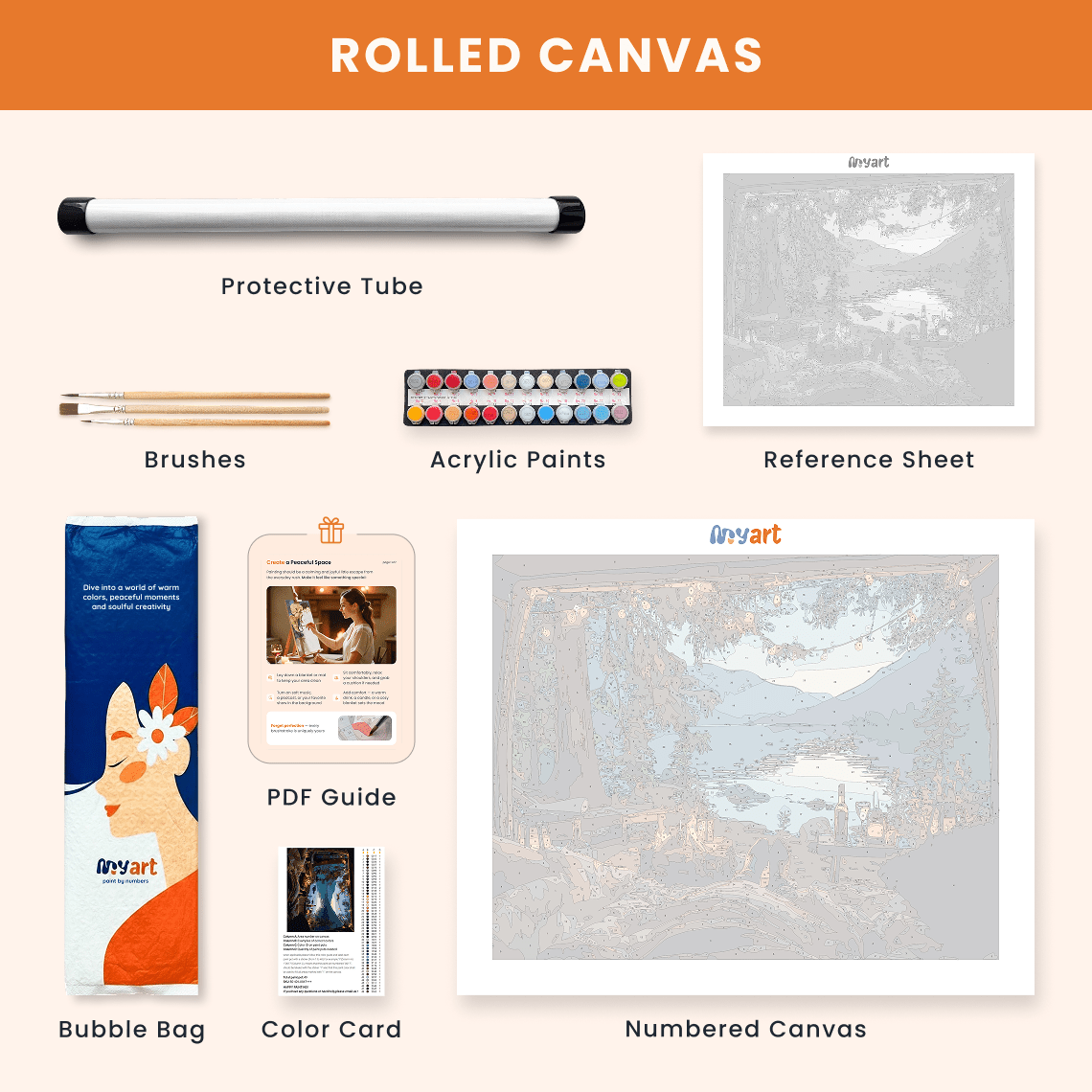 Paint by numbers - Campfire Bliss - MyArt