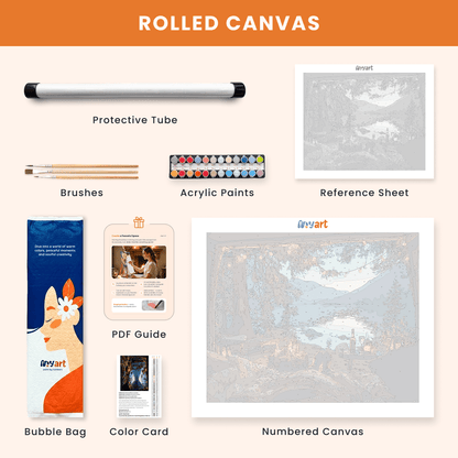 Paint by numbers - Campfire Bliss - MyArt